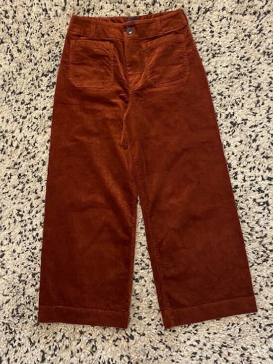 Maeve Pants - Anthropologie Maeve The Colette Corduroy Cropped Pants Size 31
